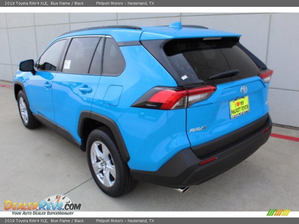 2019 Toyota RAV4 XLE Blue Flame / Black Photo #6