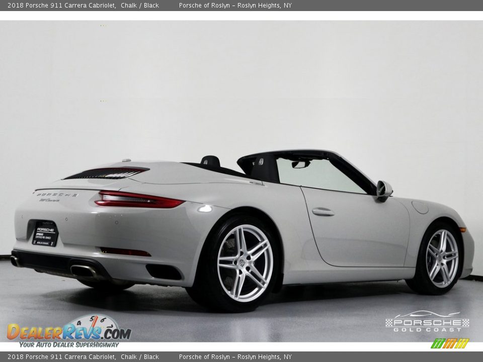 2018 Porsche 911 Carrera Cabriolet Chalk / Black Photo #9