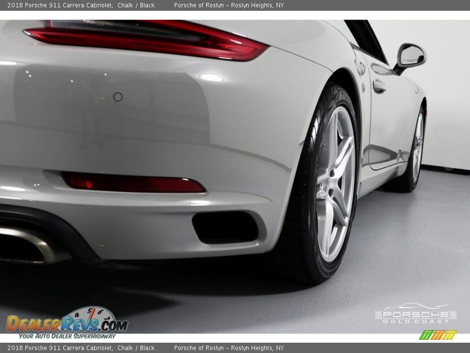 2018 Porsche 911 Carrera Cabriolet Chalk / Black Photo #10