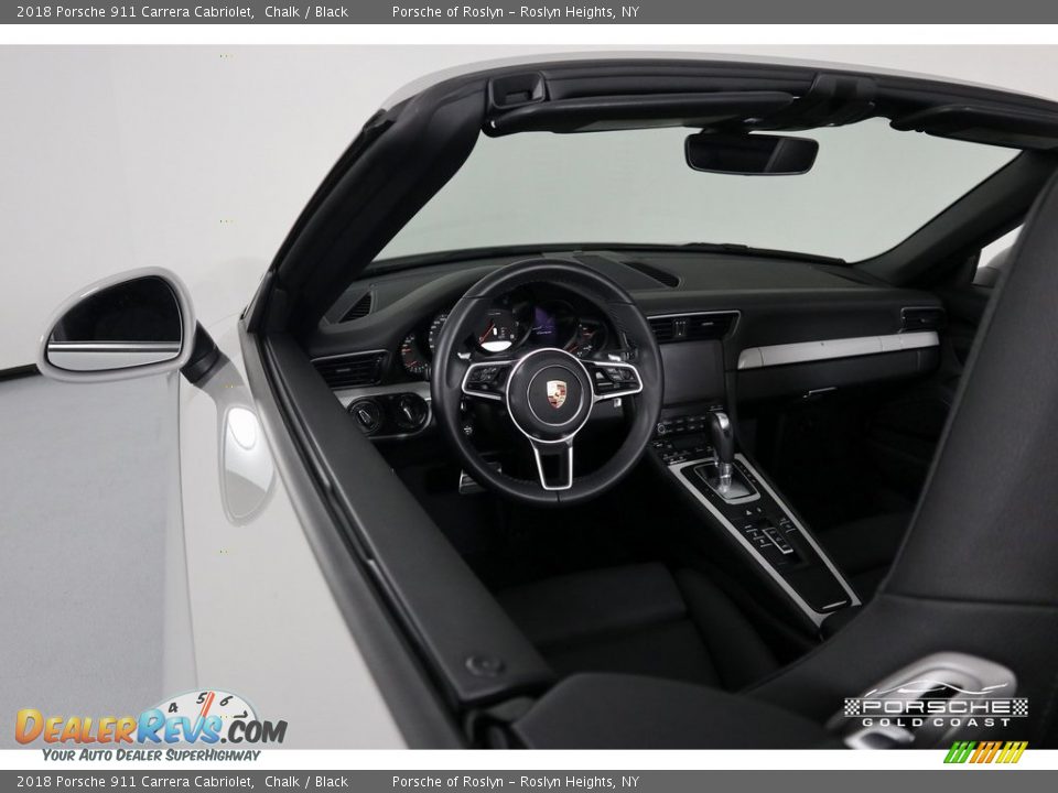 2018 Porsche 911 Carrera Cabriolet Chalk / Black Photo #12