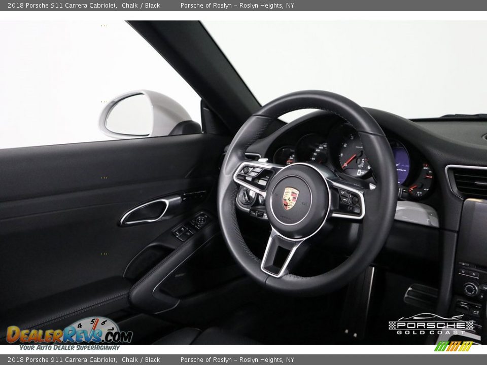 2018 Porsche 911 Carrera Cabriolet Chalk / Black Photo #16