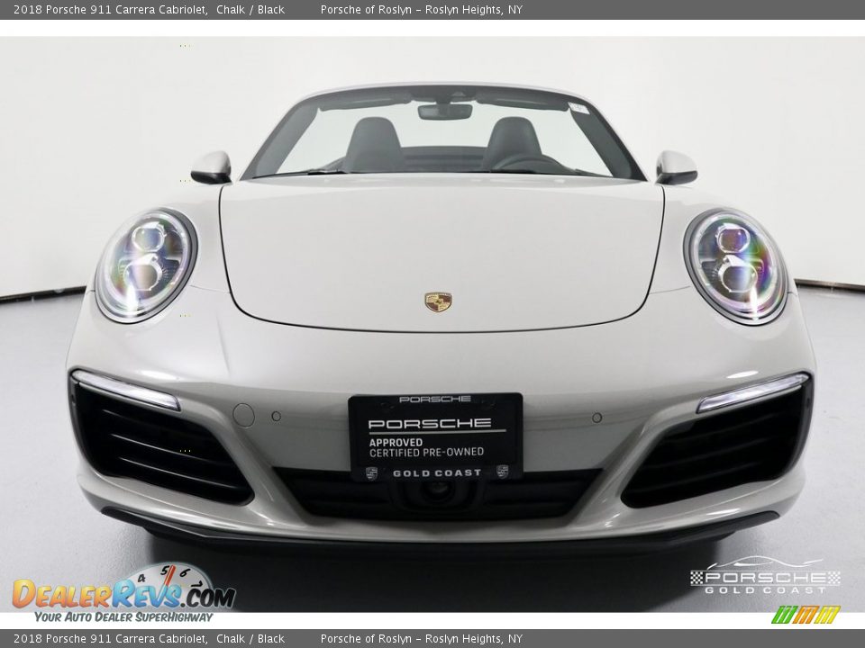 2018 Porsche 911 Carrera Cabriolet Chalk / Black Photo #27