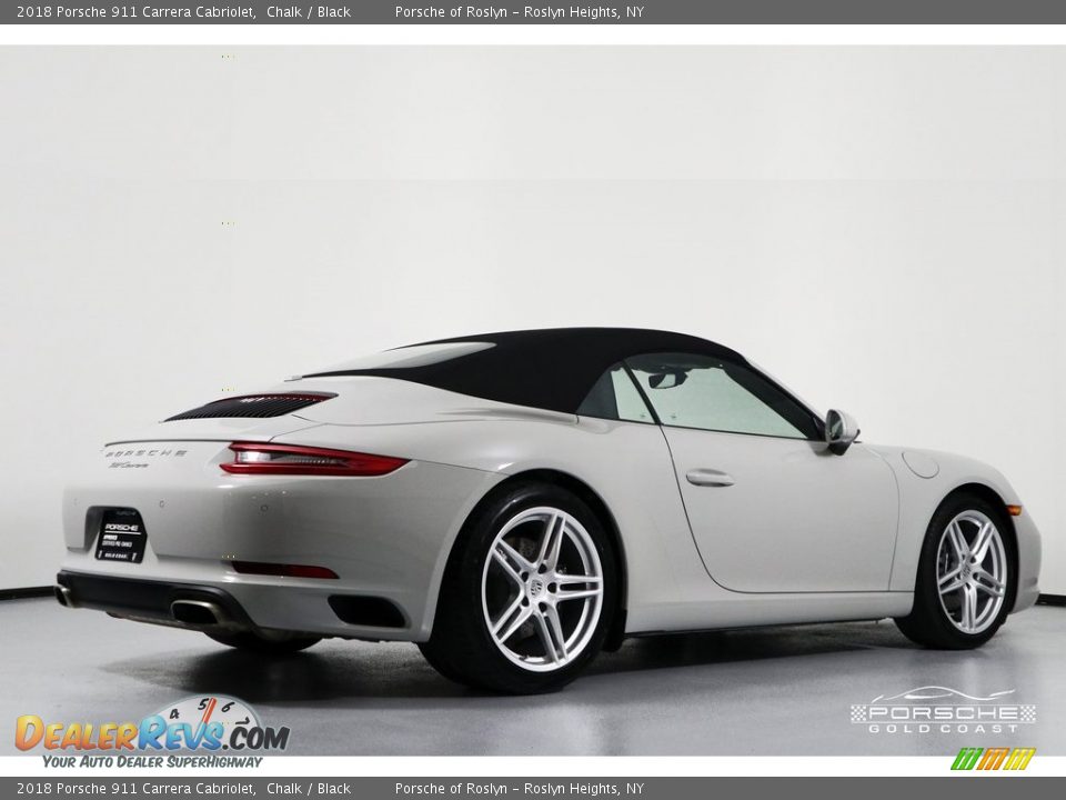 2018 Porsche 911 Carrera Cabriolet Chalk / Black Photo #31