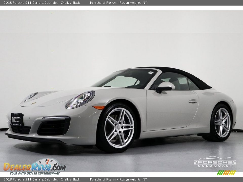 2018 Porsche 911 Carrera Cabriolet Chalk / Black Photo #33