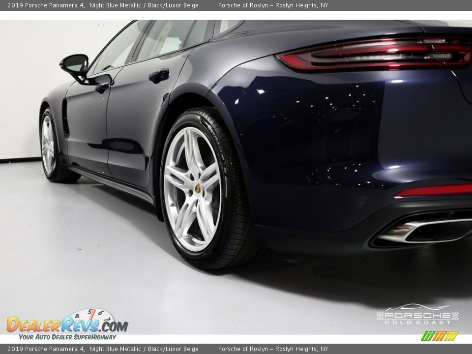 2019 Porsche Panamera 4 Night Blue Metallic / Black/Luxor Beige Photo #5