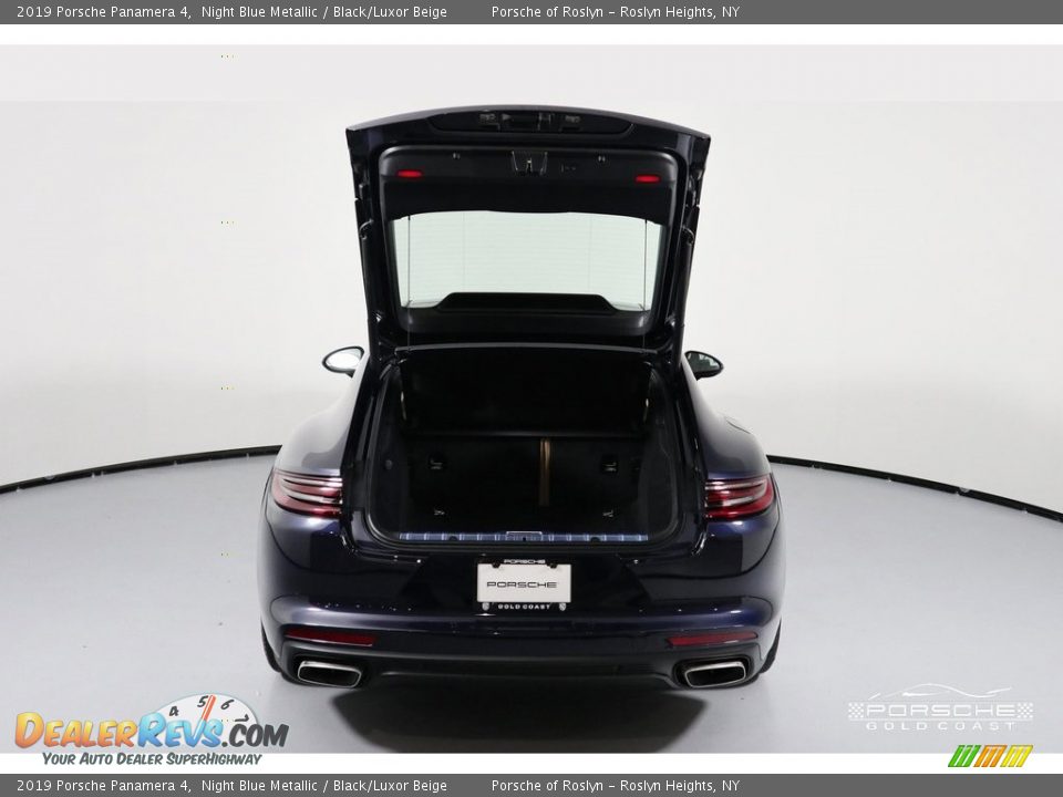 2019 Porsche Panamera 4 Night Blue Metallic / Black/Luxor Beige Photo #7