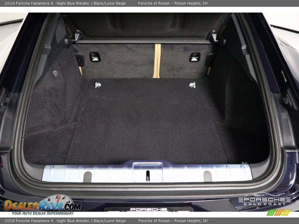 2019 Porsche Panamera 4 Night Blue Metallic / Black/Luxor Beige Photo #8
