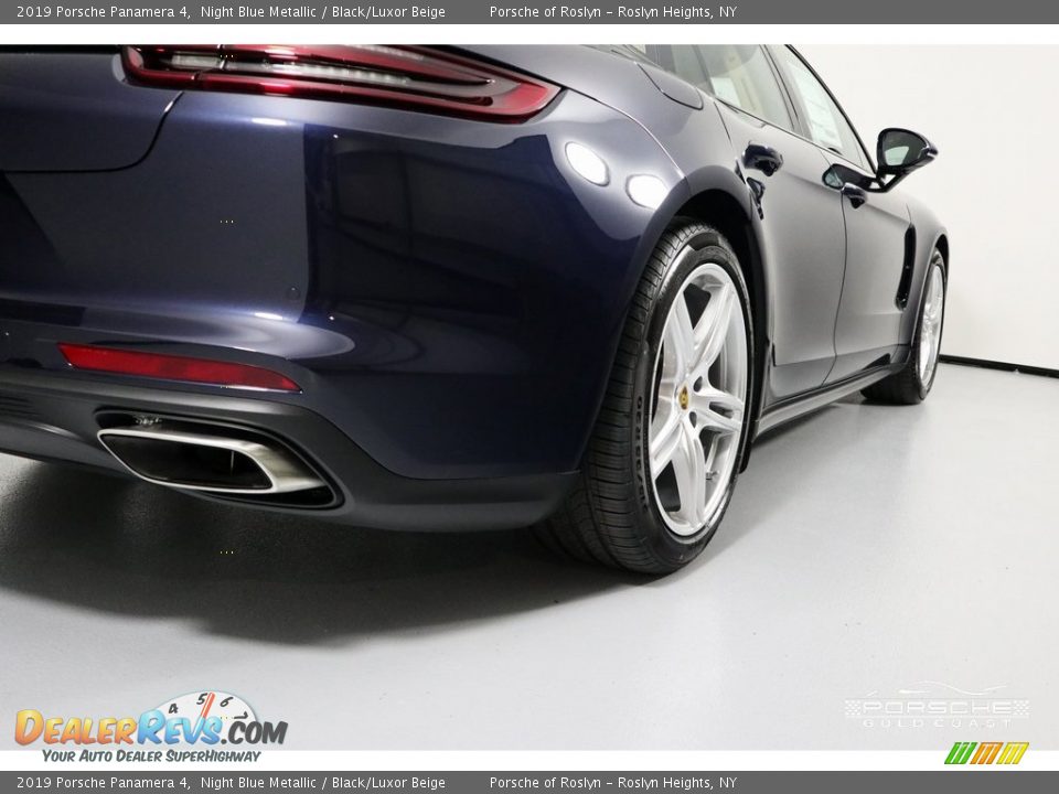 2019 Porsche Panamera 4 Night Blue Metallic / Black/Luxor Beige Photo #10