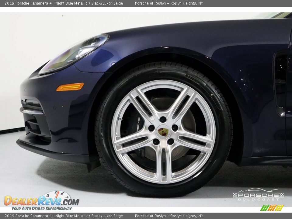 2019 Porsche Panamera 4 Night Blue Metallic / Black/Luxor Beige Photo #11