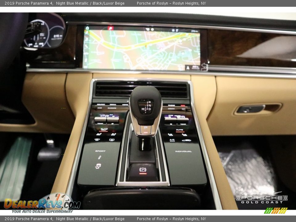 2019 Porsche Panamera 4 Night Blue Metallic / Black/Luxor Beige Photo #22
