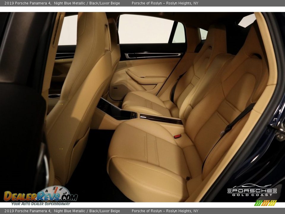 2019 Porsche Panamera 4 Night Blue Metallic / Black/Luxor Beige Photo #26