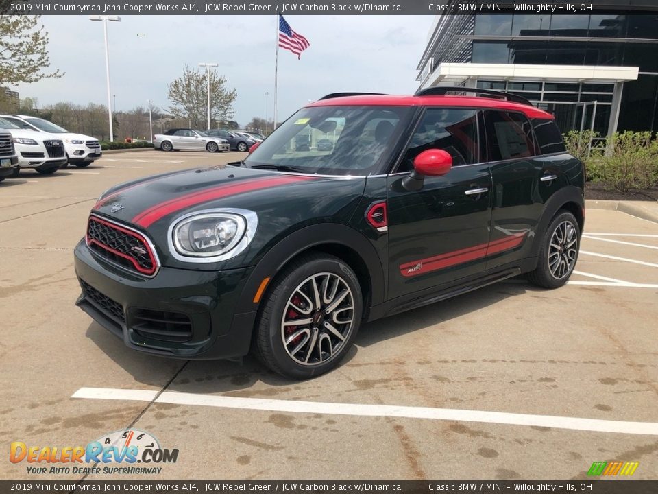 Front 3/4 View of 2019 Mini Countryman John Cooper Works All4 Photo #4