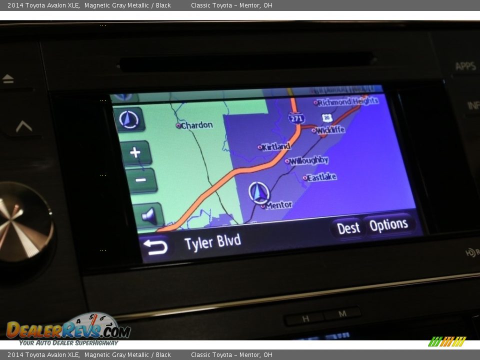 2014 Toyota Avalon XLE Magnetic Gray Metallic / Black Photo #12