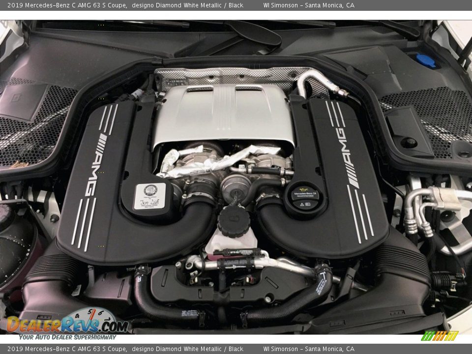 2019 Mercedes-Benz C AMG 63 S Coupe 4.0 Liter biturbo DOHC 32-Valve VVT V8 Engine Photo #8