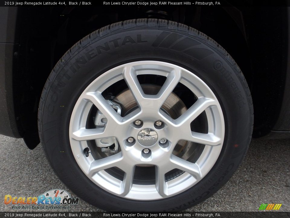2019 Jeep Renegade Latitude 4x4 Black / Black Photo #10