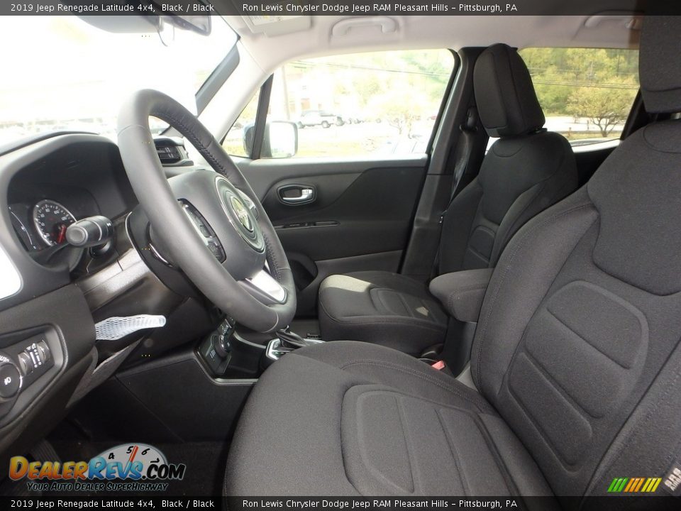 2019 Jeep Renegade Latitude 4x4 Black / Black Photo #11