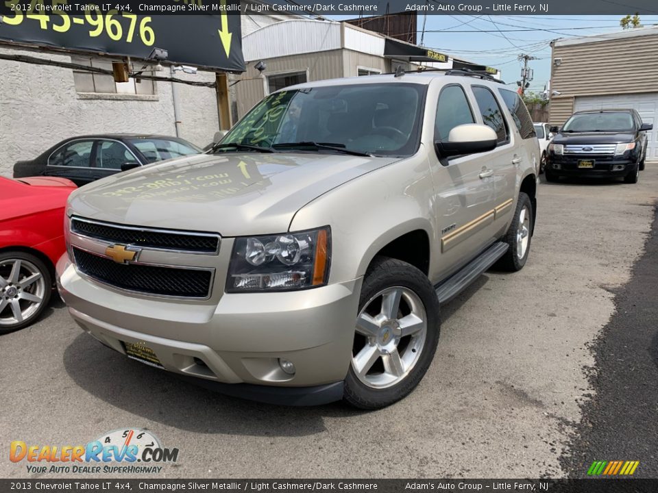 2013 Chevrolet Tahoe LT 4x4 Champagne Silver Metallic / Light Cashmere/Dark Cashmere Photo #1