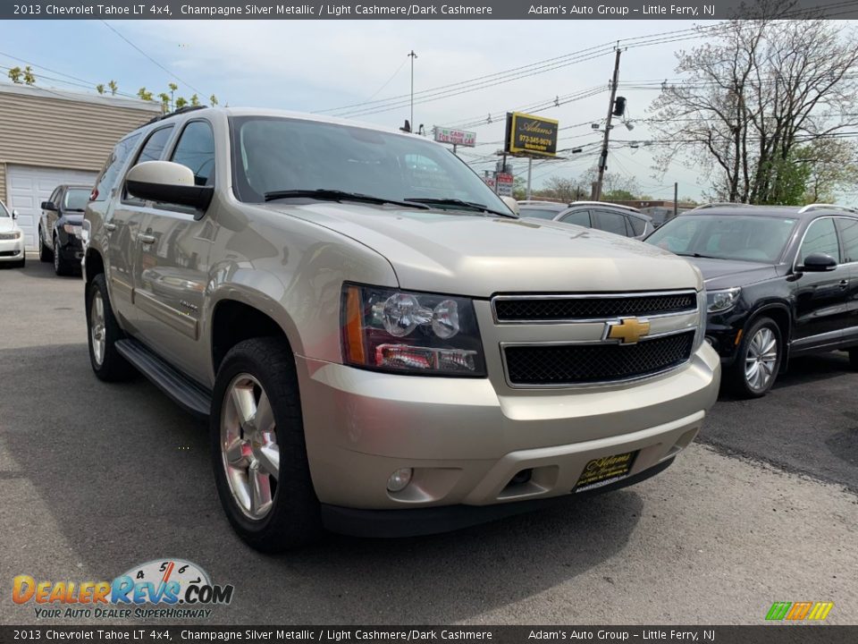 2013 Chevrolet Tahoe LT 4x4 Champagne Silver Metallic / Light Cashmere/Dark Cashmere Photo #3