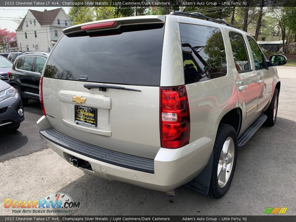 2013 Chevrolet Tahoe LT 4x4 Champagne Silver Metallic / Light Cashmere/Dark Cashmere Photo #5