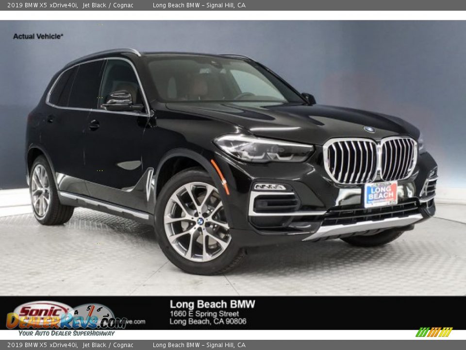 2019 BMW X5 xDrive40i Jet Black / Cognac Photo #1
