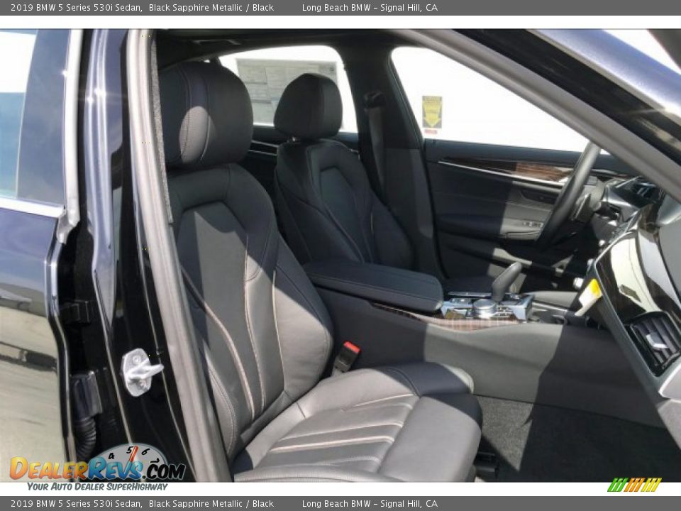 2019 BMW 5 Series 530i Sedan Black Sapphire Metallic / Black Photo #2