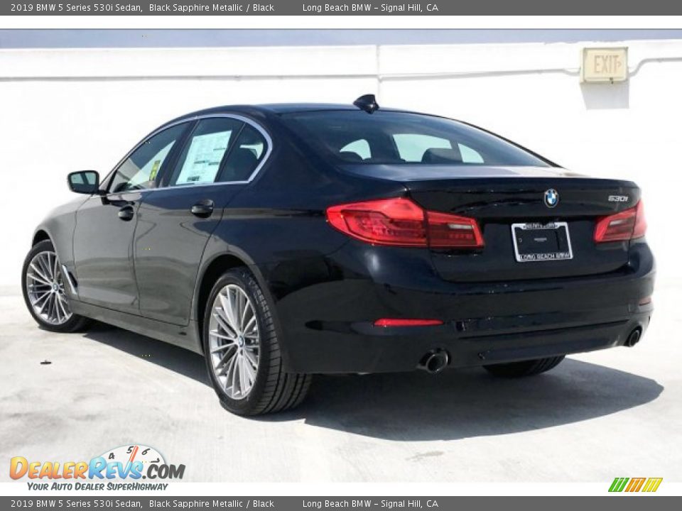 2019 BMW 5 Series 530i Sedan Black Sapphire Metallic / Black Photo #3