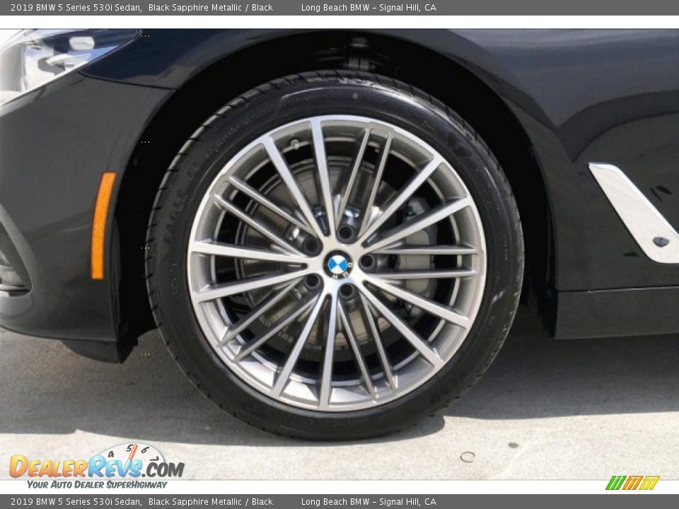 2019 BMW 5 Series 530i Sedan Black Sapphire Metallic / Black Photo #10