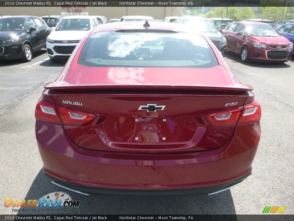 2019 Chevrolet Malibu RS Cajun Red Tintcoat / Jet Black Photo #4