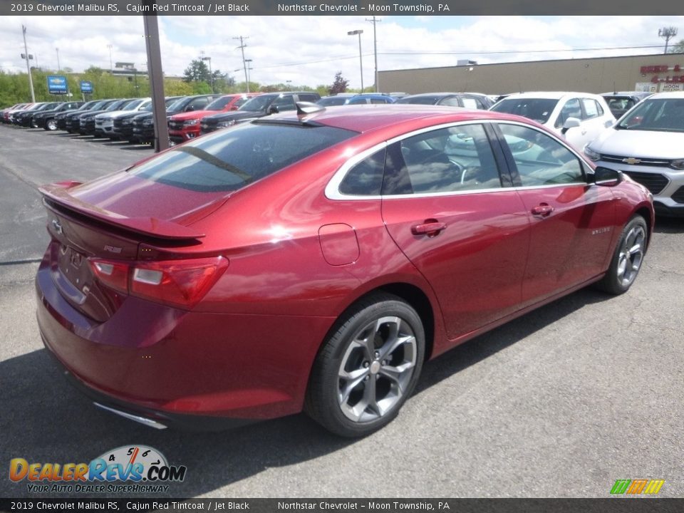 2019 Chevrolet Malibu RS Cajun Red Tintcoat / Jet Black Photo #5