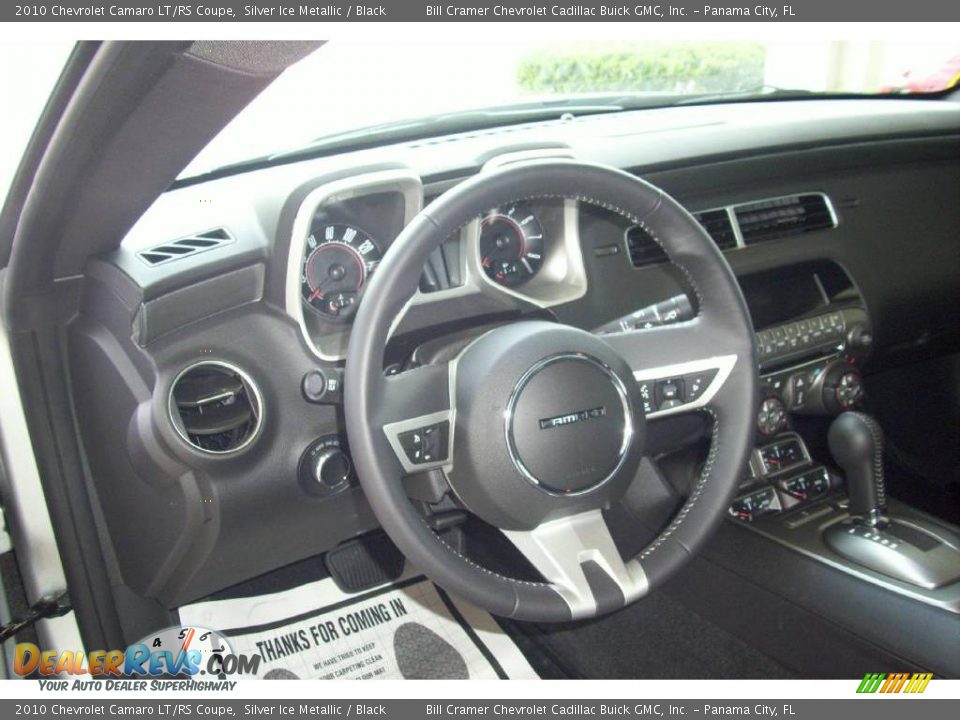 2010 Chevrolet Camaro LT/RS Coupe Silver Ice Metallic / Black Photo #9