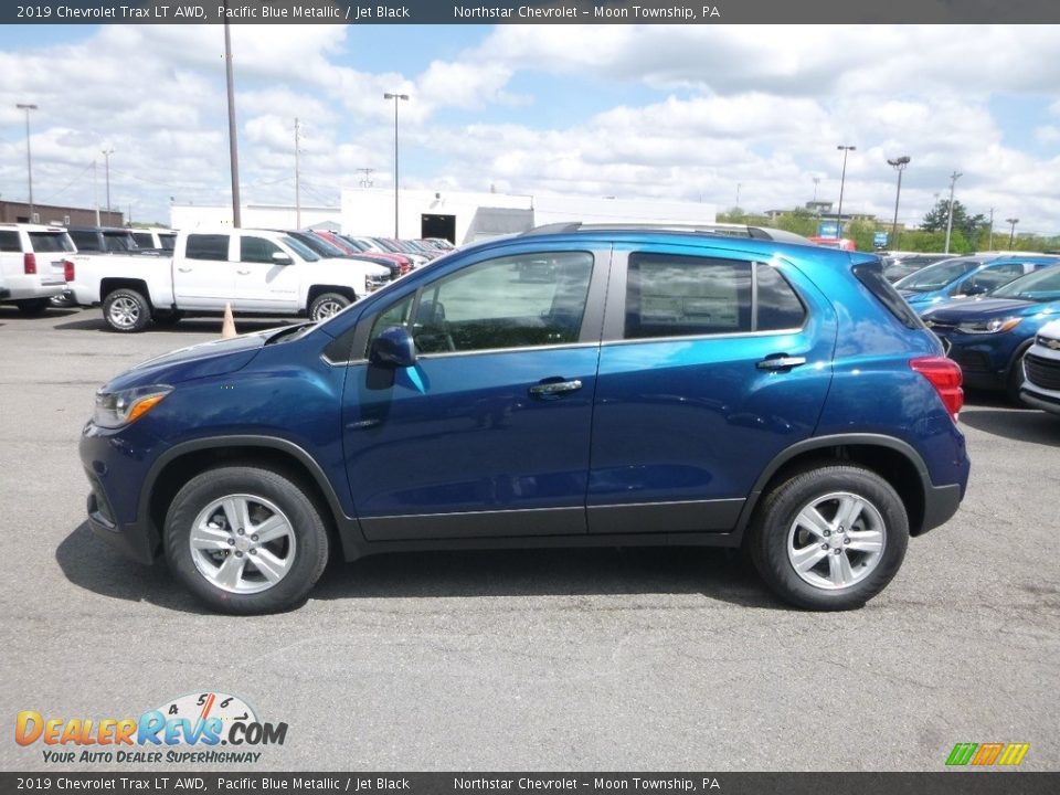 2019 Chevrolet Trax LT AWD Pacific Blue Metallic / Jet Black Photo #2