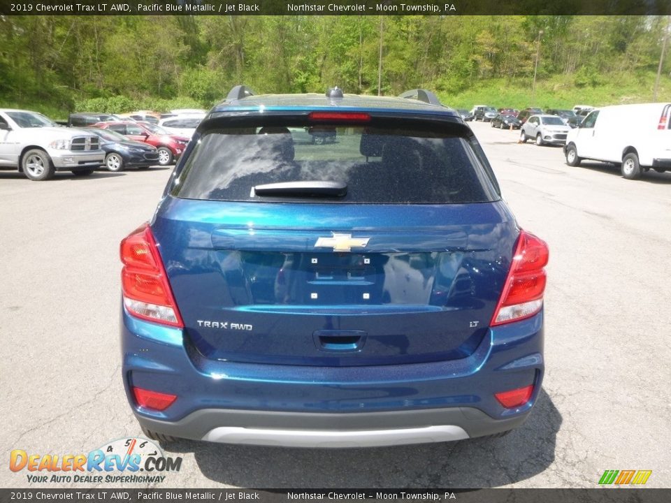 2019 Chevrolet Trax LT AWD Pacific Blue Metallic / Jet Black Photo #4