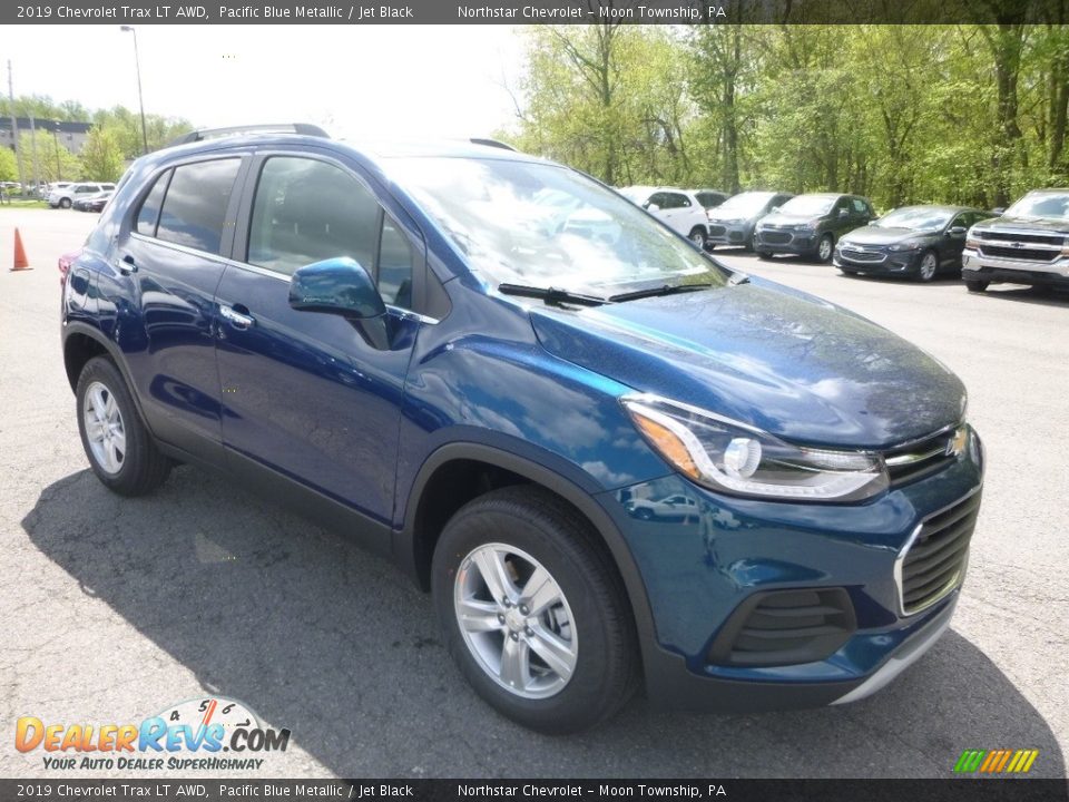 2019 Chevrolet Trax LT AWD Pacific Blue Metallic / Jet Black Photo #7