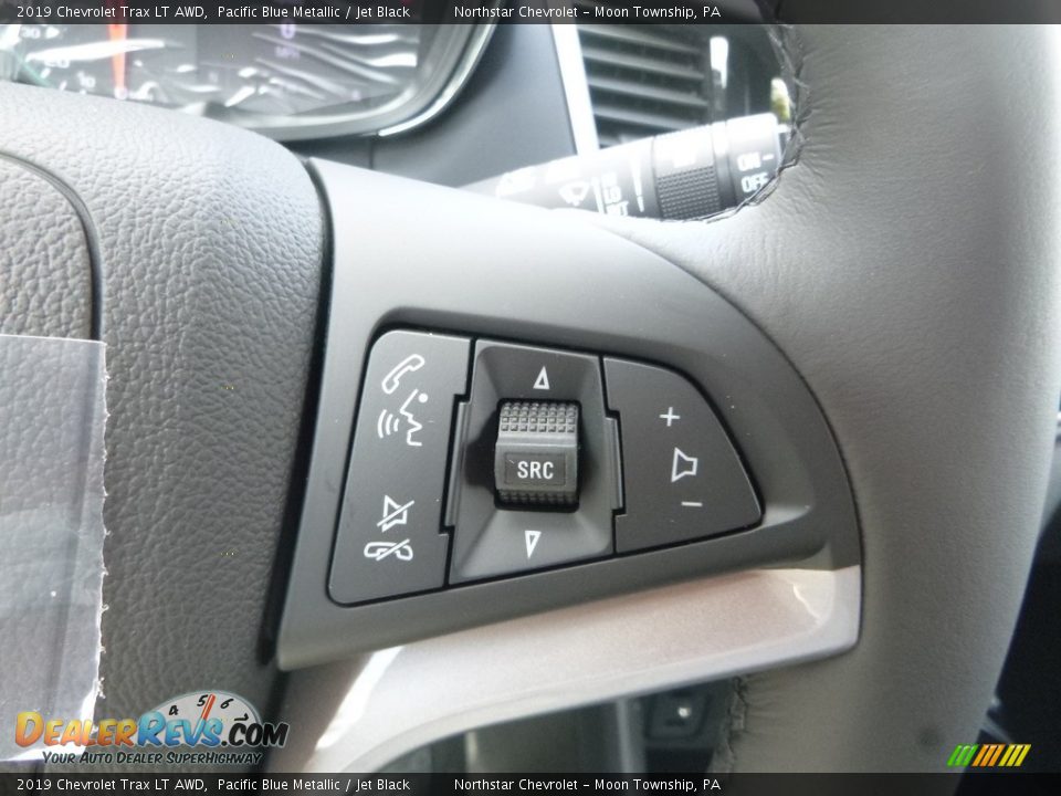 2019 Chevrolet Trax LT AWD Pacific Blue Metallic / Jet Black Photo #19