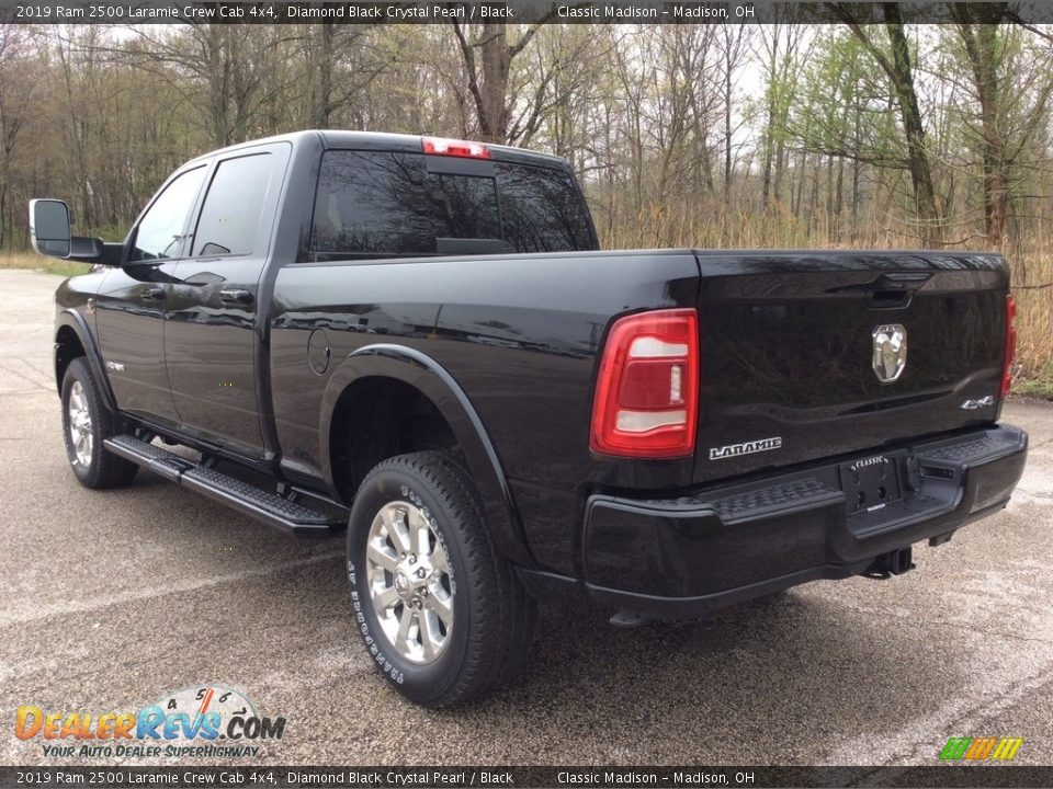 2019 Ram 2500 Laramie Crew Cab 4x4 Diamond Black Crystal Pearl / Black Photo #4