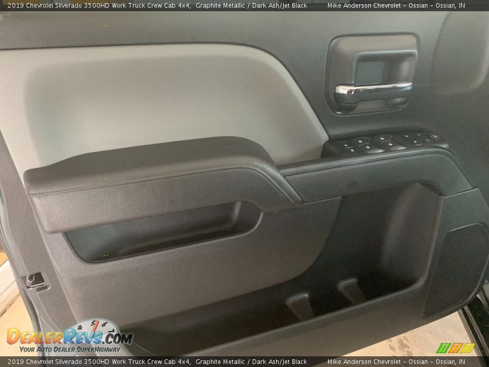 2019 Chevrolet Silverado 3500HD Work Truck Crew Cab 4x4 Graphite Metallic / Dark Ash/Jet Black Photo #5