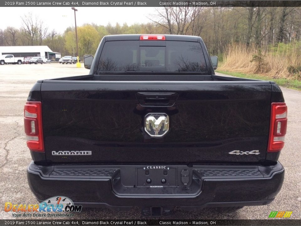 2019 Ram 2500 Laramie Crew Cab 4x4 Diamond Black Crystal Pearl / Black Photo #5