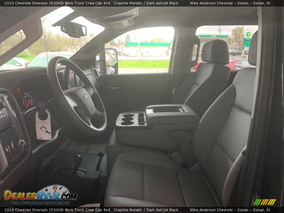 2019 Chevrolet Silverado 3500HD Work Truck Crew Cab 4x4 Graphite Metallic / Dark Ash/Jet Black Photo #6