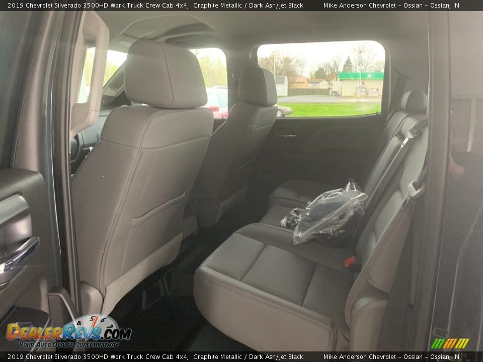 2019 Chevrolet Silverado 3500HD Work Truck Crew Cab 4x4 Graphite Metallic / Dark Ash/Jet Black Photo #7