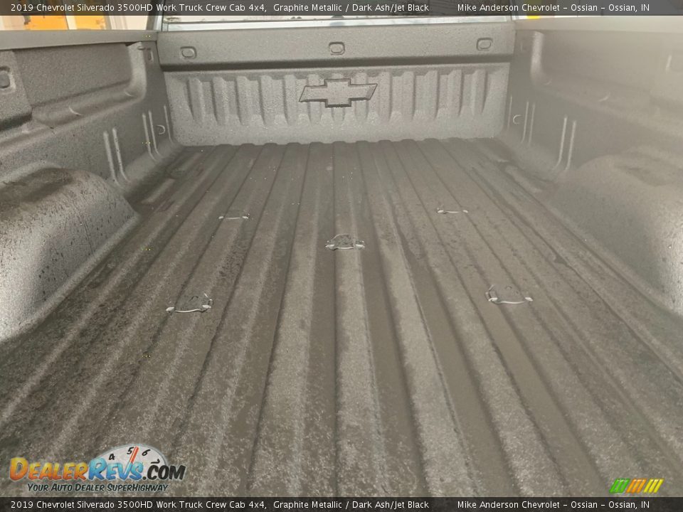 2019 Chevrolet Silverado 3500HD Work Truck Crew Cab 4x4 Graphite Metallic / Dark Ash/Jet Black Photo #8