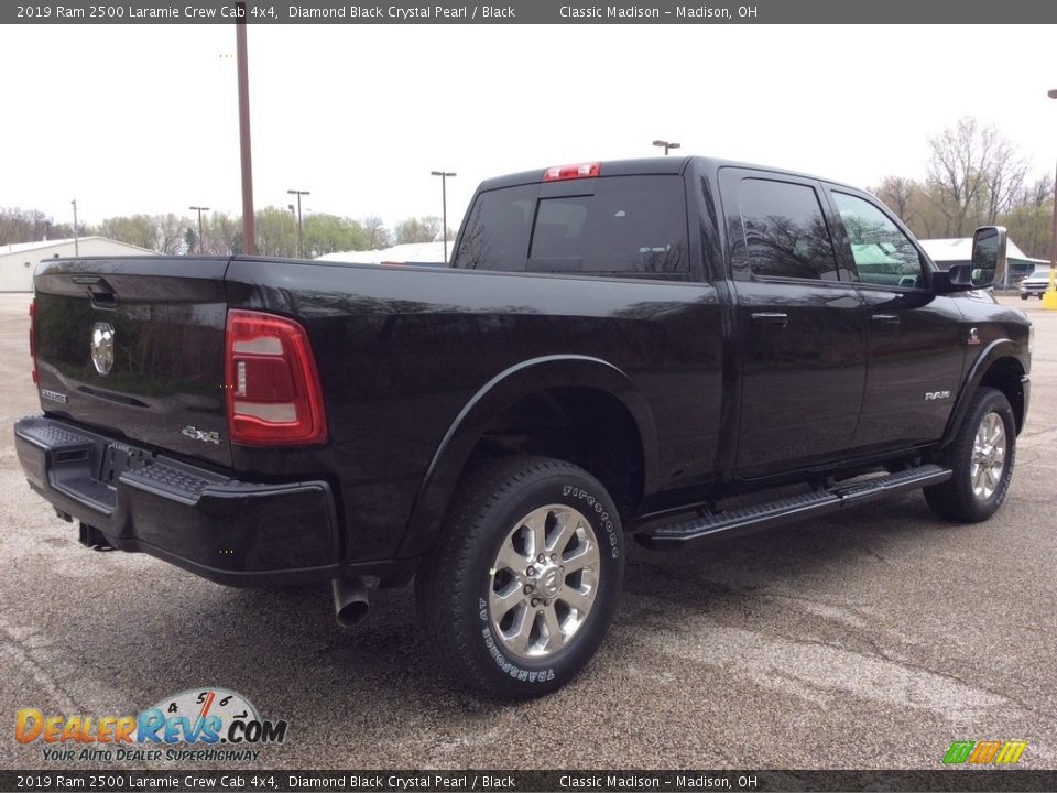 2019 Ram 2500 Laramie Crew Cab 4x4 Diamond Black Crystal Pearl / Black Photo #7