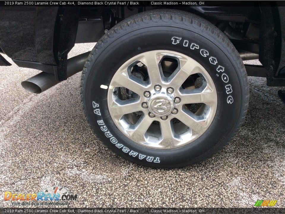 2019 Ram 2500 Laramie Crew Cab 4x4 Diamond Black Crystal Pearl / Black Photo #8