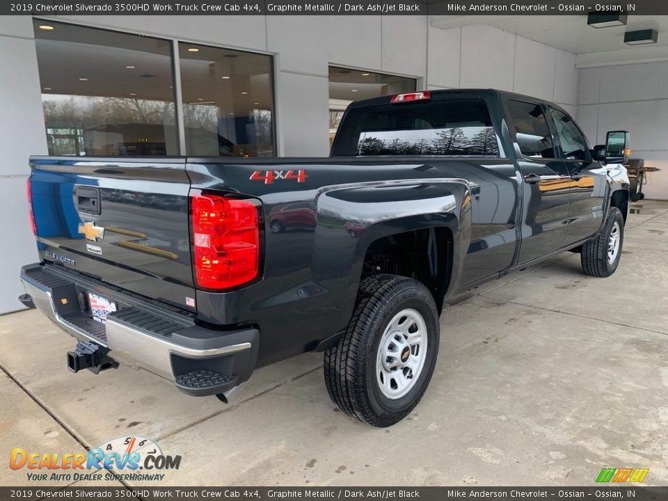 2019 Chevrolet Silverado 3500HD Work Truck Crew Cab 4x4 Graphite Metallic / Dark Ash/Jet Black Photo #10