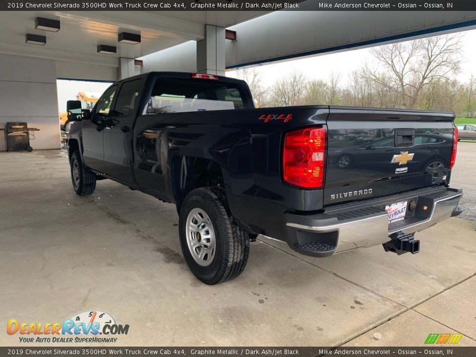 2019 Chevrolet Silverado 3500HD Work Truck Crew Cab 4x4 Graphite Metallic / Dark Ash/Jet Black Photo #12