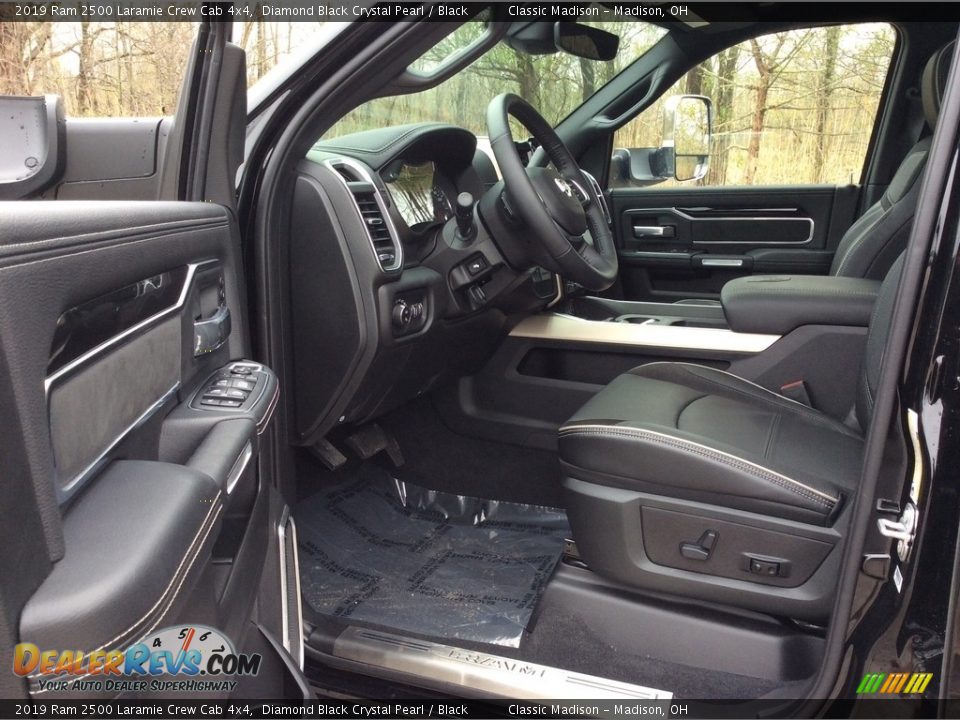 2019 Ram 2500 Laramie Crew Cab 4x4 Diamond Black Crystal Pearl / Black Photo #10