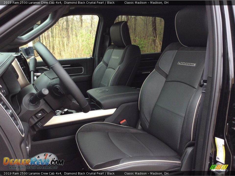 2019 Ram 2500 Laramie Crew Cab 4x4 Diamond Black Crystal Pearl / Black Photo #11