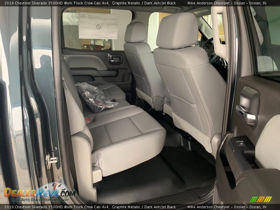 2019 Chevrolet Silverado 3500HD Work Truck Crew Cab 4x4 Graphite Metallic / Dark Ash/Jet Black Photo #16