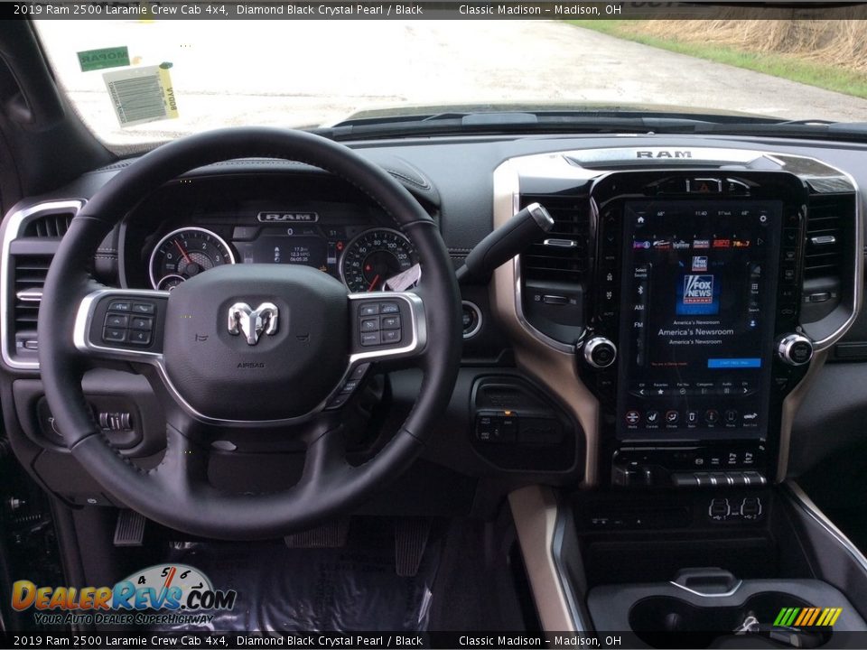 2019 Ram 2500 Laramie Crew Cab 4x4 Diamond Black Crystal Pearl / Black Photo #14