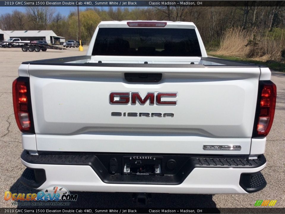 2019 GMC Sierra 1500 Elevation Double Cab 4WD Summit White / Jet Black Photo #4