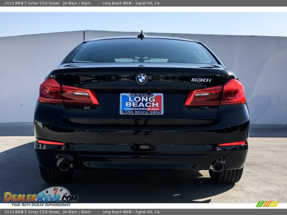2019 BMW 5 Series 530i Sedan Jet Black / Black Photo #3